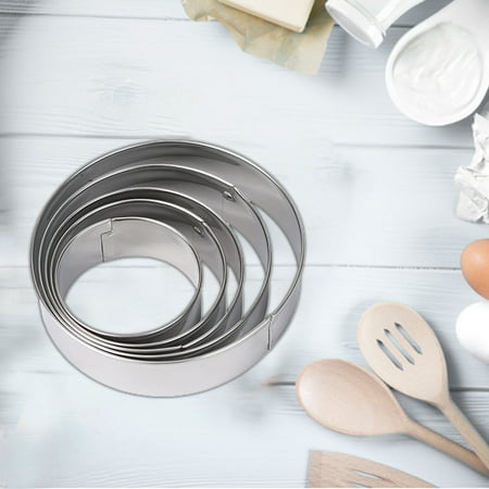 Travelwant 5Pcs/Set Multifunctional Stainless Steel Round Biscuit Mold Cookie Cutter Kitchen Accessories for Cutting Cookies
Travelwant 5Pcs/Set Multifunctional Stainless Steel Round Biscuit Mold Cookie Cutter Kitchen Accessories for Cutting Cookies