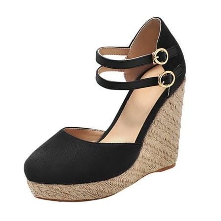 Women s Close Espadrilles Wedge Heels Casual Summer Two Strap Vintage Wedge Platform Sandals with Studded
Women s Close Espadrilles Wedge Heels Casual Summer Two Strap Vintage Wedge Platform Sandals with Studded