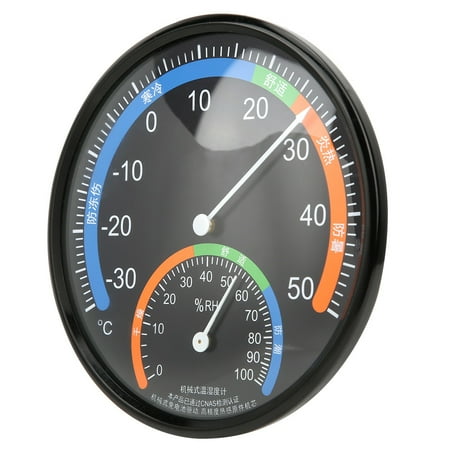 Thermometer Complete Parts Very Useful For Outdoor TH101 Black