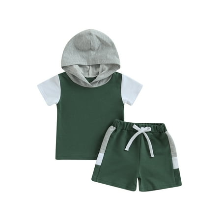 Calsunbaby Toddler Newborn Baby Boys Summer Outfit 2Pcs Sets Hooded Tank Tops + Contrast Color Drawstring Shorts 18-24 Months
Calsunbaby Toddler Newborn Baby Boys Summer Outfit 2Pcs Sets Hooded Tank Tops + Contrast Color Drawstring Shorts 18-24 Months