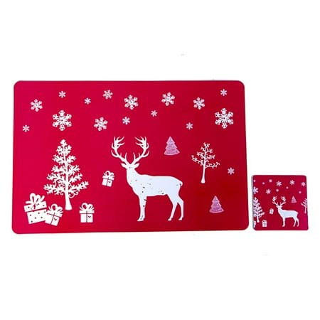 hanxiulin christmas decorations creative christmas printed placemats cup mat 6 packs each christmas desktop decoration
hanxiulin christmas decorations creative christmas printed placemats cup mat 6 packs each christmas desktop decoration