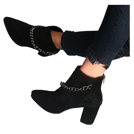Gubotare Womens Boots Fall 2022 Women s Chelsea Boots Heel Slip On Ankle Booties With Elastic Sided Black 8
Gubotare Womens Boots Fall 2022 Women s Chelsea Boots Heel Slip On Ankle Booties With Elastic Sided Black 8