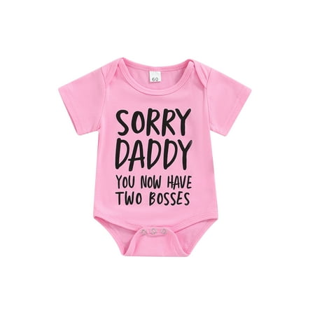 CenturyX Newborn Baby Summer Romper Infant Cotton Short Sleeve Boy Girl Letter Printed Jumpsuits Outfit Baby Clothes 0-6M Pink 3-6 Months
CenturyX Newborn Baby Summer Romper Infant Cotton Short Sleeve Boy Girl Letter Printed Jumpsuits Outfit Baby Clothes 0-6M Pink 3-6 Months