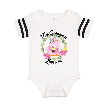 Inktastic Baby Flamingo My Grangran Loves Me with Flower Wreath Gift Baby Boy or Baby Girl Bodysuit
Inktastic Baby Flamingo My Grangran Loves Me with Flower Wreath Gift Baby Boy or Baby Girl Bodysuit