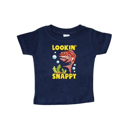 Inktastic Red Snapper Funny Fish Gift Baby Boy or Baby Girl T-Shirt