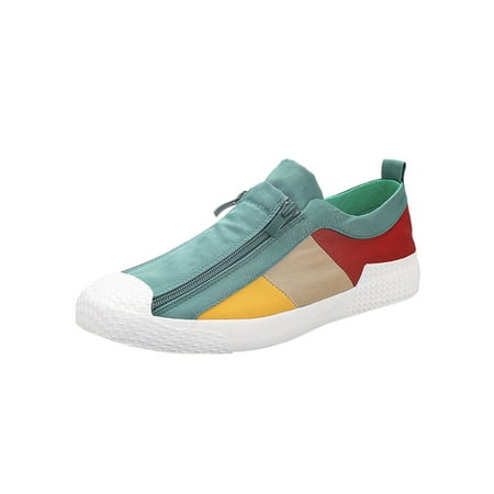 Kesitin Men Walking Shoe Color Block Casual Sneaker Zip Up Skate Shoes Nonslip Comfortable Flats Driving Flat Sneakers Dark Green 8
Kesitin Men Walking Shoe Color Block Casual Sneaker Zip Up Skate Shoes Nonslip Comfortable Flats Driving Flat Sneakers Dark Green 8
