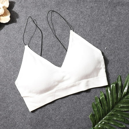 UDAXB Lingerie Thread Thin Shoulder Strap Tube Top Bra No Rims V-Neck Base Underwear
UDAXB Lingerie Thread Thin Shoulder Strap Tube Top Bra No Rims V-Neck Base Underwear