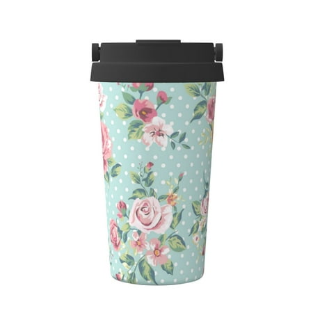 Fuzoiu Vintage Floral Print Stainless Steel Travel Mug Vacuum Insulated Coffee Travel Mug Reusable Coffee Cup for Hot and Cold
Fuzoiu Vintage Floral Print Stainless Steel Travel Mug Vacuum Insulated Coffee Travel Mug Reusable Coffee Cup for Hot and Cold