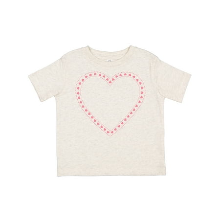 Inktastic Valentine s Day Pink Love Heart Gift Toddler Boy or Toddler Girl T-Shirt