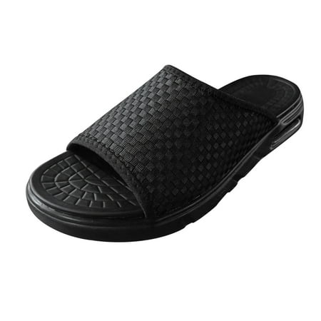 PEASKJP Men s Pillow Slide Sandal Non Slip Soft Thick Comfort Cloud Slides Beach House Sandals Black 44
PEASKJP Men s Pillow Slide Sandal Non Slip Soft Thick Comfort Cloud Slides Beach House Sandals Black 44