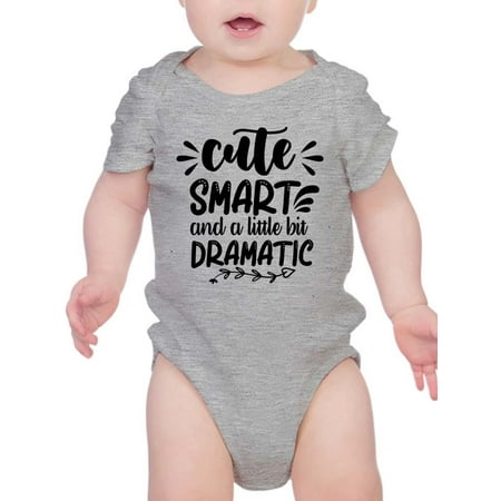 Cute Smart And Dramatic Bodysuit Infant -Smartprints Designs Newborn