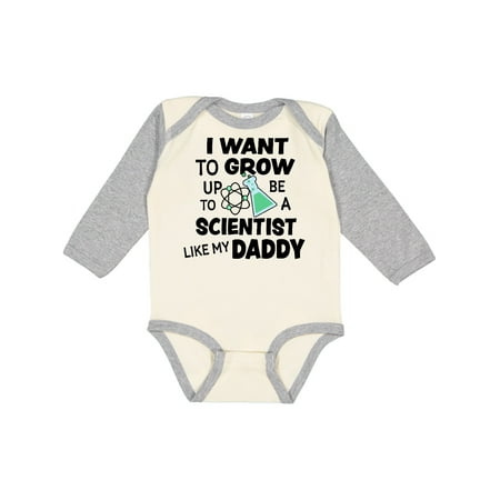 Inktastic I Want To Grow up To Be a Scientist Like My Daddy Gift Baby Boy or Baby Girl Long Sleeve Bodysuit
Inktastic I Want To Grow up To Be a Scientist Like My Daddy Gift Baby Boy or Baby Girl Long Sleeve Bodysuit