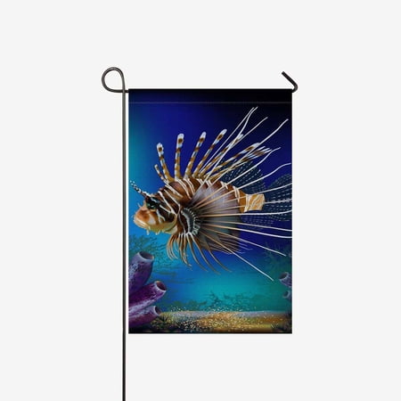 MKHERT Dog with Glasses Garden Flag Banner Decorative Flag for Wedding Home Outdoor Garden Decor 12x18 inch
