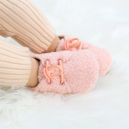 Baby Girl Winter Shoes Cashmere Walking Shoes Solid Color Anti-Slip Home Warm Plush Casual Party Velvet Drawstrings Shoes
Baby Girl Winter Shoes Cashmere Walking Shoes Solid Color Anti-Slip Home Warm Plush Casual Party Velvet Drawstrings Shoes