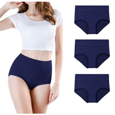 Lovehome Women s High Waisted Cotton Underwear Stretch Briefs Soft Full Coverage Panties 3P
Lovehome Women s High Waisted Cotton Underwear Stretch Briefs Soft Full Coverage Panties 3P