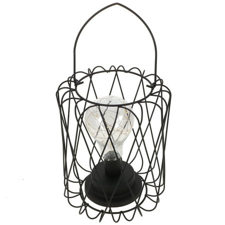 Metal Wire Lantern Vintage Industrial Lantern Metal Basket Lamp Cage Night Light 
Metal Wire Lantern Vintage Industrial Lantern Metal Basket Lamp Cage Night Light