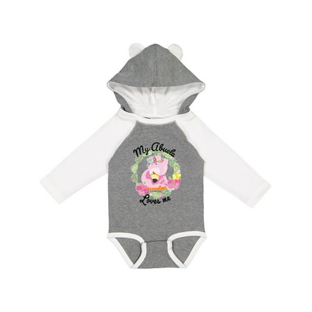 Inktastic Baby Flamingo My Abuela Loves Me in Flower Wreath Gift Baby Boy or Baby Girl Long Sleeve Bodysuit
Inktastic Baby Flamingo My Abuela Loves Me in Flower Wreath Gift Baby Boy or Baby Girl Long Sleeve Bodysuit
