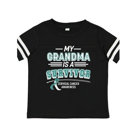 Inktastic My Grandma is a Survivor Cervical Cancer Awareness Gift Toddler Boy or Toddler Girl T-Shirt
Inktastic My Grandma is a Survivor Cervical Cancer Awareness Gift Toddler Boy or Toddler Girl T-Shirt