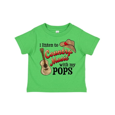 Inktastic I Listen to Country Music with my Pops with Guitar and Hat Gift Toddler Boy or Toddler Girl T-Shirt
Inktastic I Listen to Country Music with my Pops with Guitar and Hat Gift Toddler Boy or Toddler Girl T-Shirt