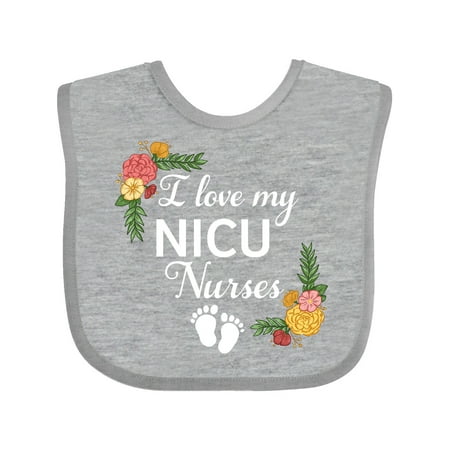 Inktastic I Love My NICU Nurses with Baby Footprints and Flowers Gift Baby Boy or Baby Girl Bib
Inktastic I Love My NICU Nurses with Baby Footprints and Flowers Gift Baby Boy or Baby Girl Bib