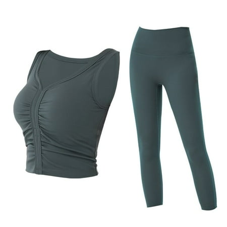 New sports suit ladies beauty back bra shockproof quick-drying gym vest seamless yoga suit 2-piece set of Sport legging
New sports suit ladies beauty back bra shockproof quick-drying gym vest seamless yoga suit 2-piece set of Sport legging