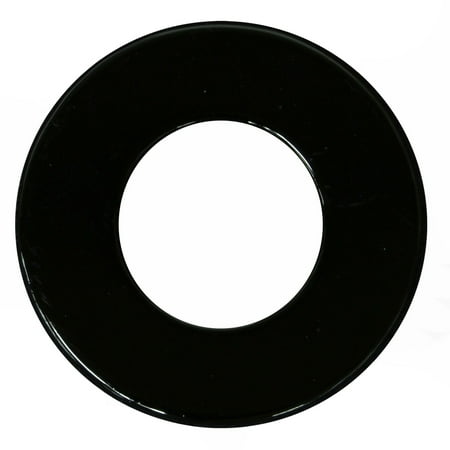 7/16 x 15/32 x 59/64 Black Chrome Grade 2 SAE Flat Washers (6 pcs.)