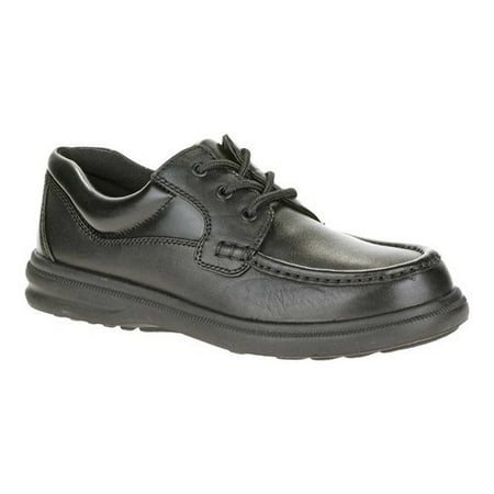 Hush Puppies Men s Gus Black Leather Oxford