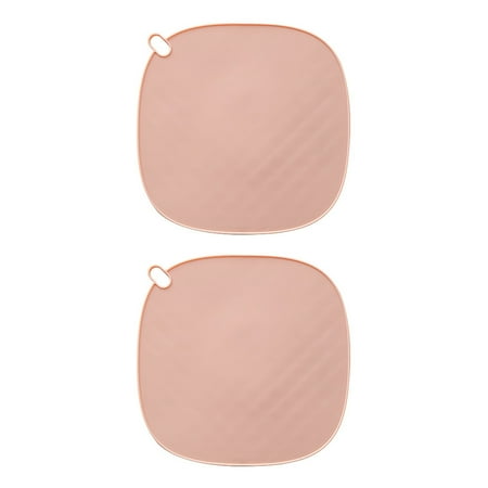 AYYUFE 2Pcs Drink Coaster Protective Heat Resistant Smooth Surface Hangable Silicone Colorful Placemat for Kitchen 
AYYUFE 2Pcs Drink Coaster Protective Heat Resistant Smooth Surface Hangable Silicone Colorful Placemat for Kitchen