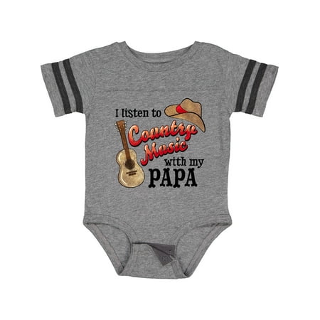 Inktastic I Listen to Country Music with My Papa with Guitar and Hat Gift Baby Boy or Baby Girl Bodysuit
Inktastic I Listen to Country Music with My Papa with Guitar and Hat Gift Baby Boy or Baby Girl Bodysuit