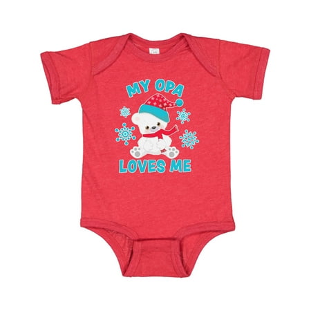 Inktastic Polar Bear My Opa Loves Me in Santa Hat with Snowflakes Gift Baby Boy or Baby Girl Bodysuit
Inktastic Polar Bear My Opa Loves Me in Santa Hat with Snowflakes Gift Baby Boy or Baby Girl Bodysuit