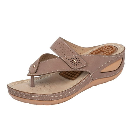 Mackneog Flip Flops Sandals For Women With Arch Support For Comfortable Walk Summer Wedge Sandal M age Function Platform Shoes Gift on Clearance
Mackneog Flip Flops Sandals For Women With Arch Support For Comfortable Walk Summer Wedge Sandal M age Function Platform Shoes Gift on Clearance