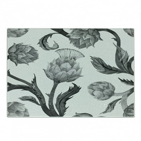 Artichoke Cutting Board Faded Colored Black and White Super Foods with Stalks and Leaves Art Print Decorative Tempered Glass Cutting and Serving Board Small Size Black and White by Ambesonne
Artichoke Cutting Board Faded Colored Black and White Super Foods with Stalks and Leaves Art Print Decorative Tempered Glass Cutting and Serving Board Small Size Black and White by Ambesonne