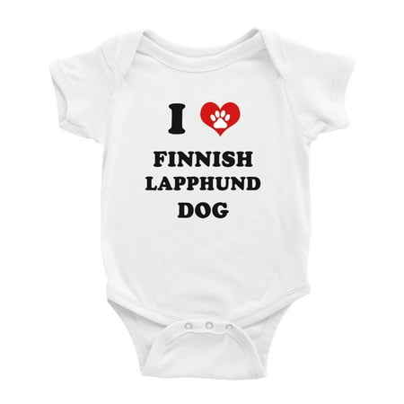 I Heart Finnish Lapphund Dog Funny Cute Baby Rompers Baby Clothes (White 6-12 Months)
I Heart Finnish Lapphund Dog Funny Cute Baby Rompers Baby Clothes (White 6-12 Months)