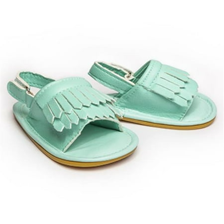 Summer Fringe Sandals Teal - 3-13-18-Months