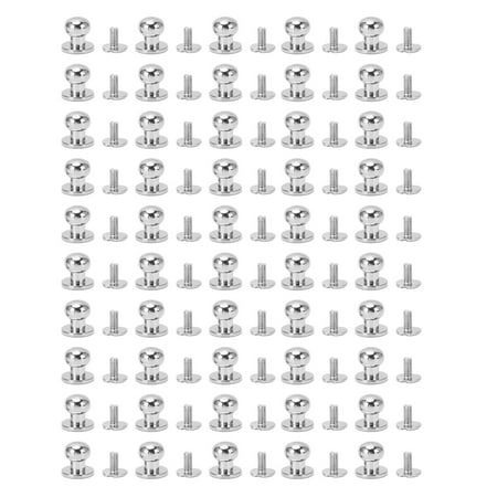 price crash 50set Round Head Screws 10x8mm DIY Decorating Copper Lightweight Screw Post Fastener for Bags Shoes Silver
price crash 50set Round Head Screws 10x8mm DIY Decorating Copper Lightweight Screw Post Fastener for Bags Shoes Silver