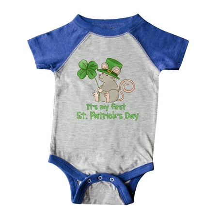 Inktastic It s My 1st St. Patrick s Day Cute Mouse with Clover Gift Baby Boy or Baby Girl Bodysuit
Inktastic It s My 1st St. Patrick s Day Cute Mouse with Clover Gift Baby Boy or Baby Girl Bodysuit