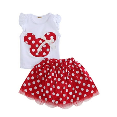 Little Girls Cartoon Mouse Clothes Sets Baby Girl Vest Princess Skirt Outfits Kids Toddler Party Polka Dots Summer Suits 0-4T
Little Girls Cartoon Mouse Clothes Sets Baby Girl Vest Princess Skirt Outfits Kids Toddler Party Polka Dots Summer Suits 0-4T