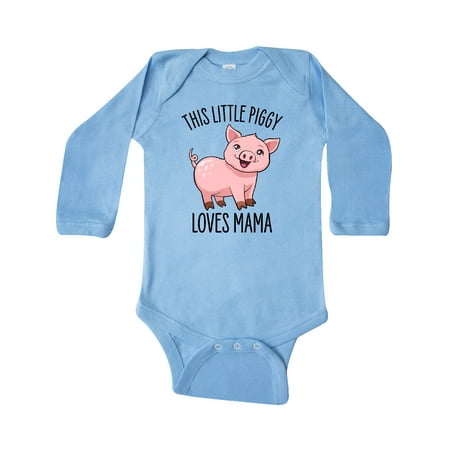 Inktastic This Little Piggy Loves Mama- cute Gift Baby Boy or Baby Girl Long Sleeve Bodysuit
Inktastic This Little Piggy Loves Mama- cute Gift Baby Boy or Baby Girl Long Sleeve Bodysuit