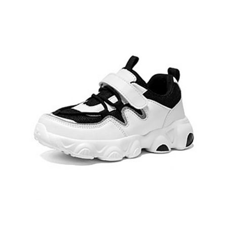 Wazshop Girls Running Shoe Anti-Slip Sneakers Sport Athletic Shoes Breathable Mesh Trainers Children Hook And Loop Lightweight White Black 11.5C
Wazshop Girls Running Shoe Anti-Slip Sneakers Sport Athletic Shoes Breathable Mesh Trainers Children Hook And Loop Lightweight White Black 11.5C
