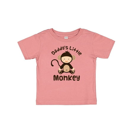 Inktastic Daddys Little Monkey Gift Baby Boy or Baby Girl T-Shirt