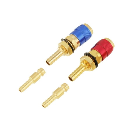 4Pc Gas and Water Quick Connector Welding Tool Tips for MIG TIG Welder Torch (Blue+Red)
4Pc Gas and Water Quick Connector Welding Tool Tips for MIG TIG Welder Torch (Blue+Red)