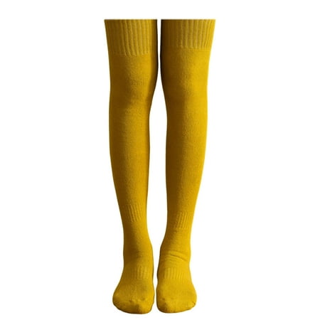 Farfi Winter Stockings 1 Pair Warm Tight Trendy Flexible Knee High Socks