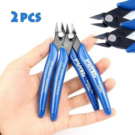 2pcs Mini Nose Cutting Plier Electrical Wire Cable Cutter Metal Side Snips Flush Pliers Convenient Durable Tool
2pcs Mini Nose Cutting Plier Electrical Wire Cable Cutter Metal Side Snips Flush Pliers Convenient Durable Tool