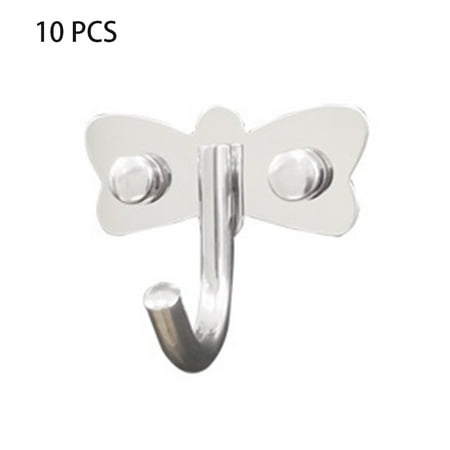 GETHOME 10pcs Self Adhesive Punch Free Stainless Steel Easy Install Wall Hook Heavy Duty
GETHOME 10pcs Self Adhesive Punch Free Stainless Steel Easy Install Wall Hook Heavy Duty