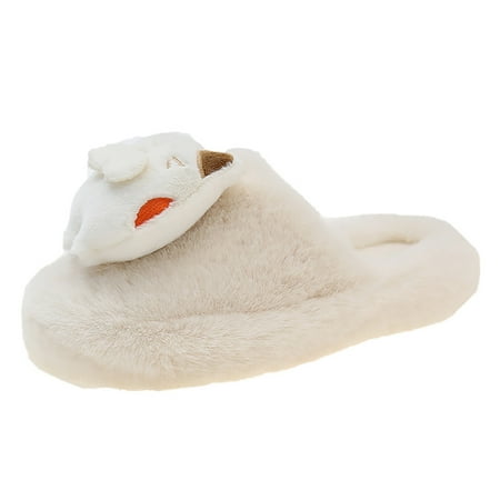 MIASHUI Womens House Slippers Foreign Trade Padded Cute Cartoon Cotton Slippers White 9
MIASHUI Womens House Slippers Foreign Trade Padded Cute Cartoon Cotton Slippers White 9
