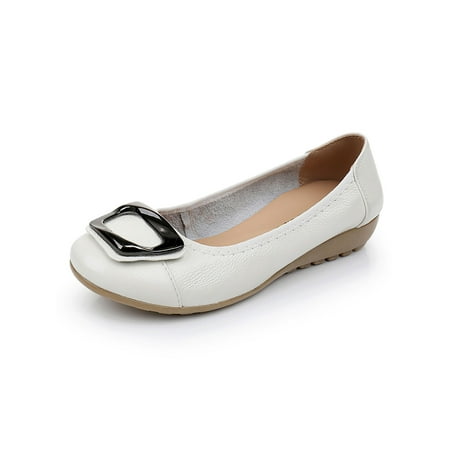 Fangasis Women s Lightweight Slip On Flats Casual Elegant Round Toe Pumps Comfortable Anti-Slip Loafers White 8.5
Fangasis Women s Lightweight Slip On Flats Casual Elegant Round Toe Pumps Comfortable Anti-Slip Loafers White 8.5