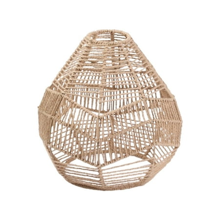 Woven Rattan Pendant Light Shade Easy Installation for Living Room 26x26x6.5CM
Woven Rattan Pendant Light Shade Easy Installation for Living Room 26x26x6.5CM