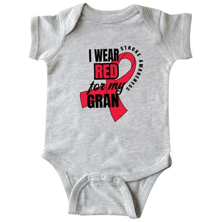 Inktastic I Wear Red For My Gran Stroke Awareness Gift Baby Boy or Baby Girl Bodysuit
Inktastic I Wear Red For My Gran Stroke Awareness Gift Baby Boy or Baby Girl Bodysuit