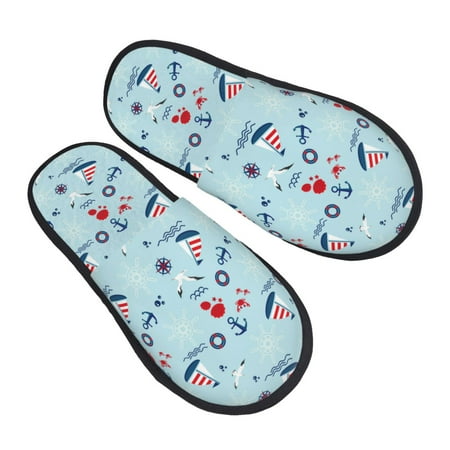 Ocsxa Mens Womens Cozy Memory Foam Scuff Slippers Slip On Warm House Shoes Indoor/Outdoor-Sailboats Anchors
Ocsxa Mens Womens Cozy Memory Foam Scuff Slippers Slip On Warm House Shoes Indoor/Outdoor-Sailboats Anchors