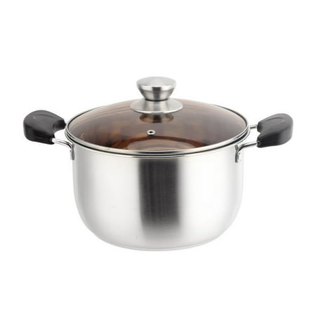 Stainless Steel Stockpot with Lid Double Handles Cooking Pot Thick Kitchen Soup Pot for Home (22cm)
Stainless Steel Stockpot with Lid Double Handles Cooking Pot Thick Kitchen Soup Pot for Home (22cm)